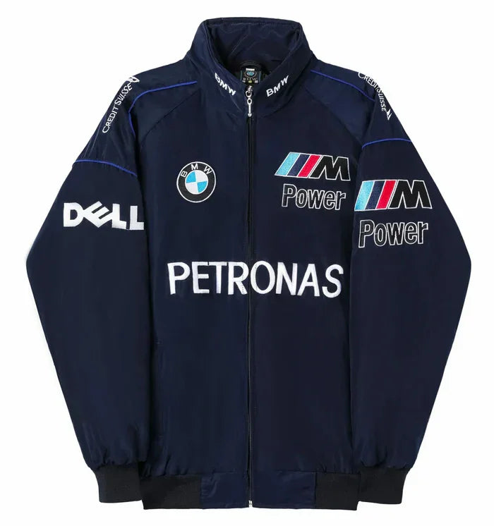 BMW Vintage Racing Jacket Blue - F1 Vintage Jackets
