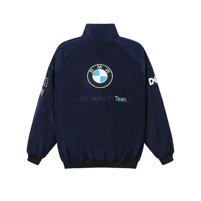 BMW Vintage Racing Jacket Blue - F1 Vintage Jackets