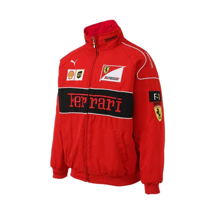 Ferrari Vintage Racing Jacket Red - F1 Vintage Jackets