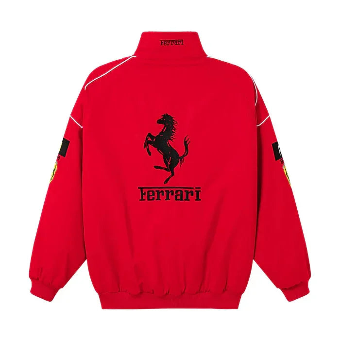 Ferrari Vintage Racing Jacket Red - F1 Vintage Jackets