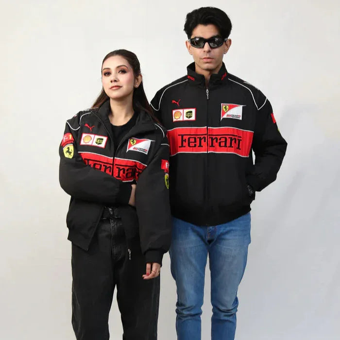 Imported Ferrari Vintage Jacket Black - F1 Vintage Jackets