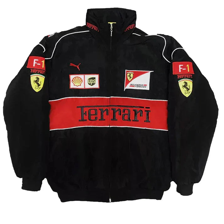 Imported Ferrari Vintage Jacket Black - F1 Vintage Jackets