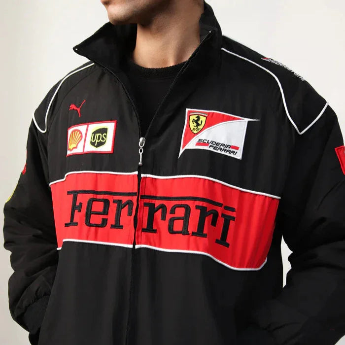 Imported Ferrari Vintage Jacket Black - F1 Vintage Jackets