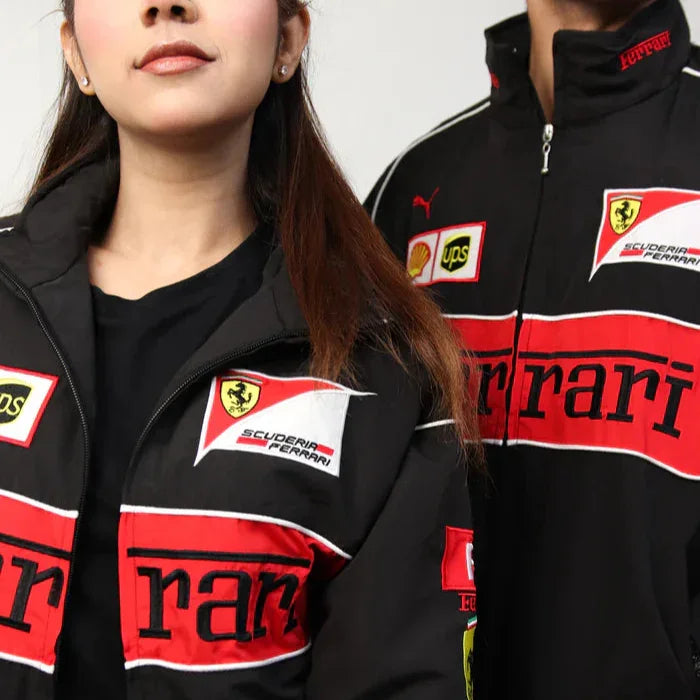 Imported Ferrari Vintage Jacket Black - F1 Vintage Jackets
