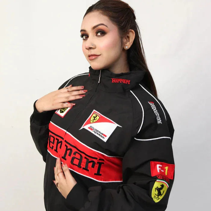 Imported Ferrari Vintage Jacket Black - F1 Vintage Jackets