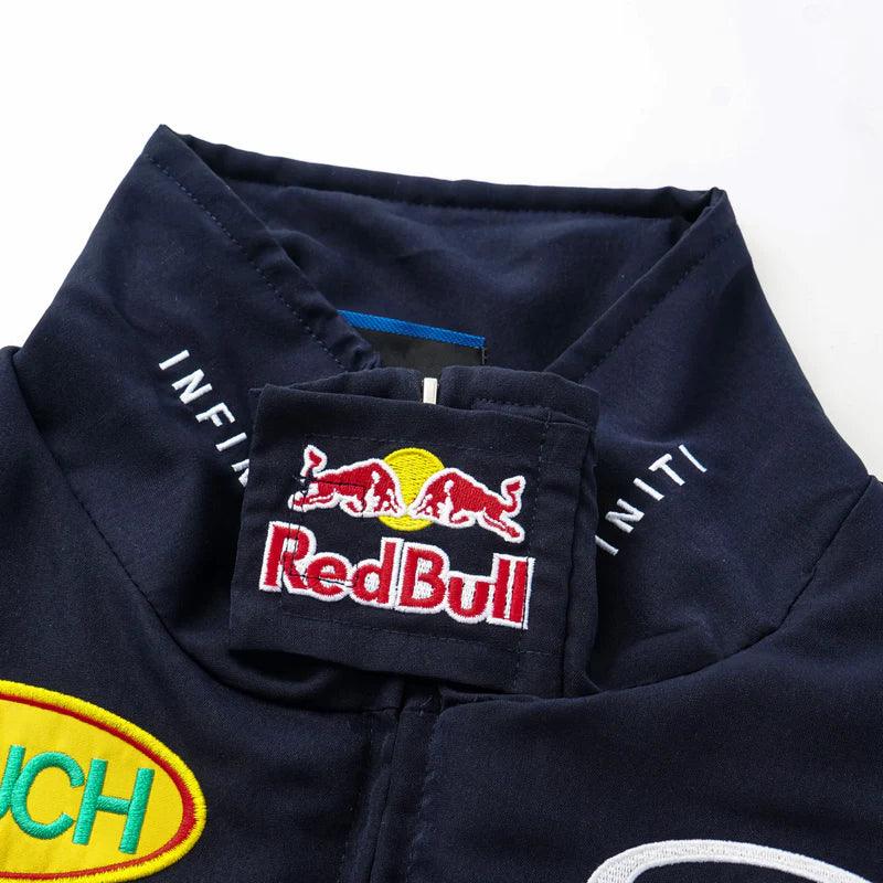 Red Bull Vintage Racing Embroidery Jacket - F1 Vintage Jackets