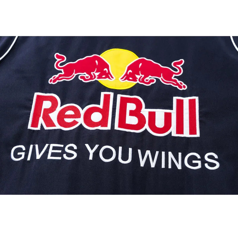 Red Bull Vintage Racing Embroidery Jacket - F1 Vintage Jackets