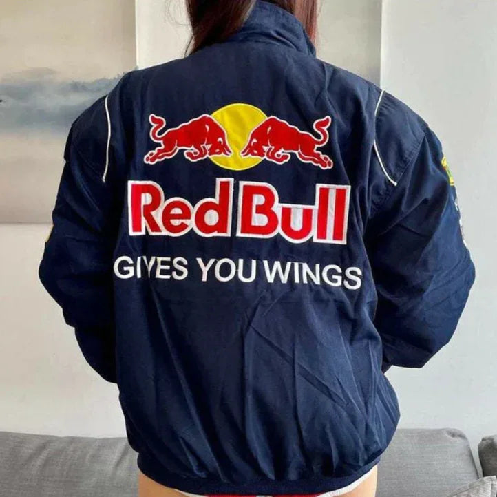 Red Bull Vintage Racing Jacket - F1 Vintage Jackets