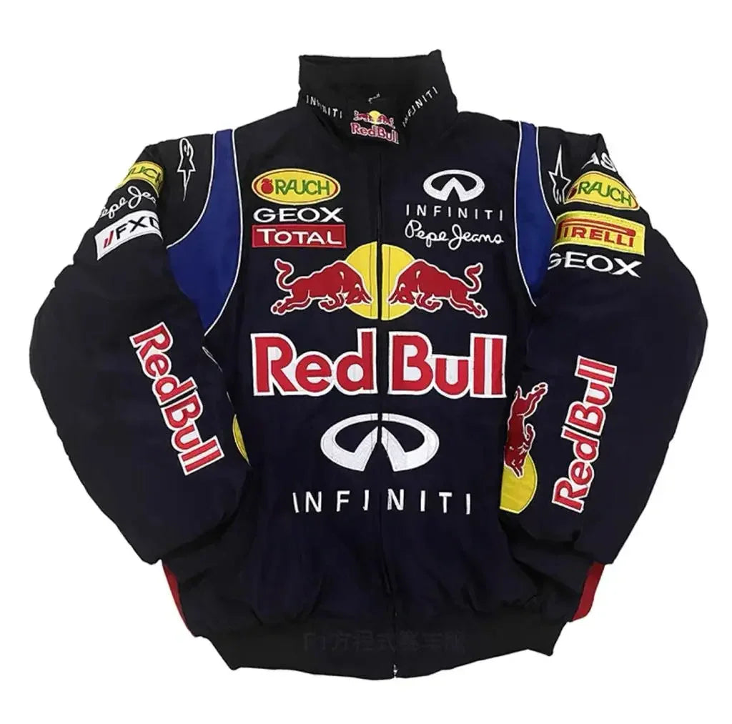 Red Bull Vintage Racing Jacket - F1 Vintage Jackets