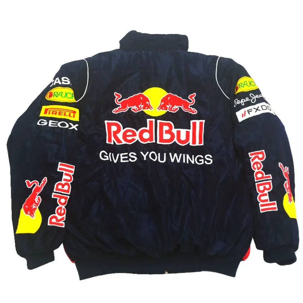 Red Bull Vintage Racing Jacket - F1 Vintage Jackets