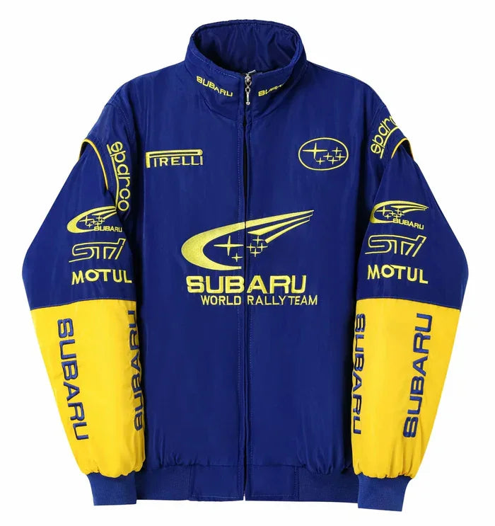 Subaru Vintage Racing Jacket Blue - F1 Vintage Jackets