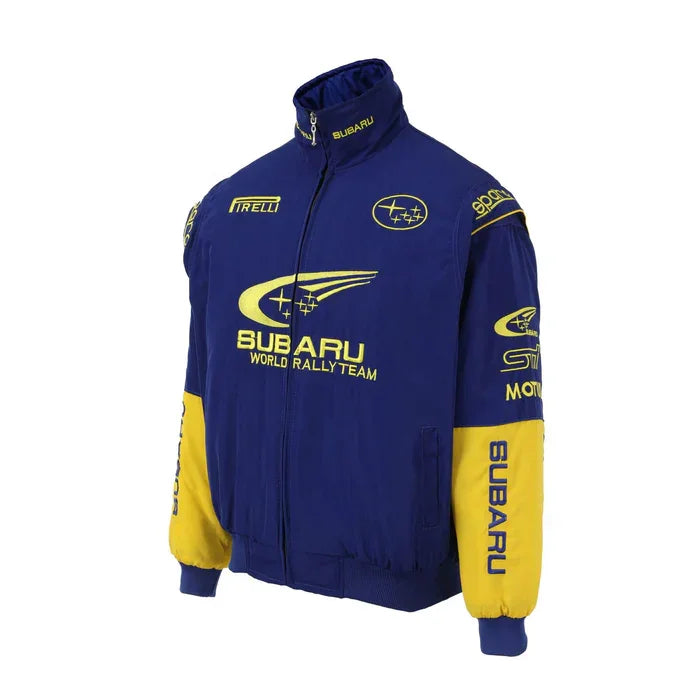 Subaru Vintage Racing Jacket Blue - F1 Vintage Jackets