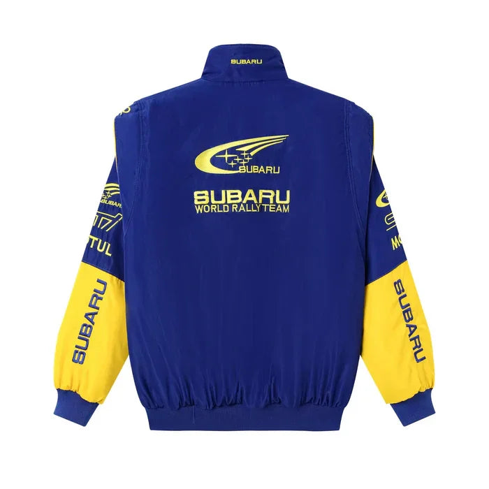 Subaru Vintage Racing Jacket Blue - F1 Vintage Jackets