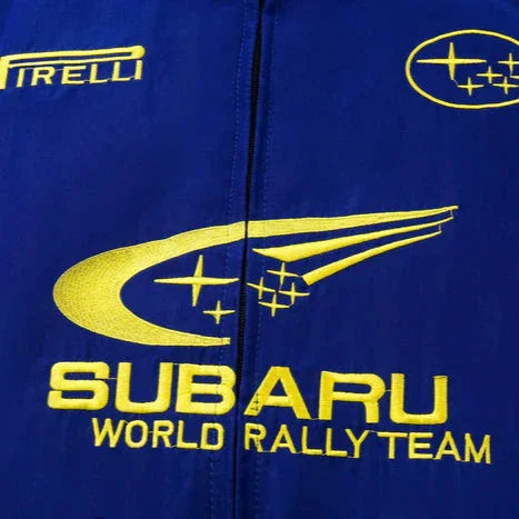 Subaru Vintage Racing Jacket Blue - F1 Vintage Jackets