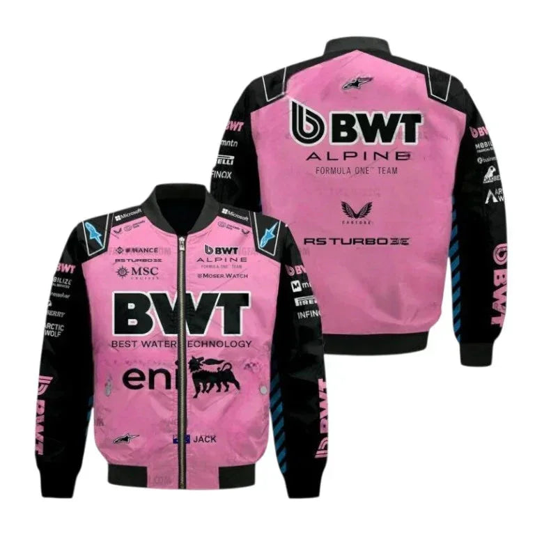 Jack Doohan 2025 BWT Alpine Formula One Bomber Jacket - F1 Vintage Jackets